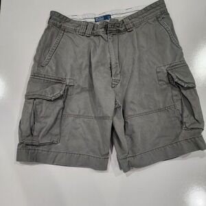 Polo by Ralph Lauren Mens Cargo Shorts‎ 38 Classic Chino Khaki Casual UTILITY